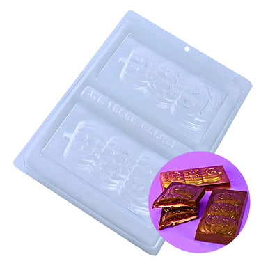 Pumpkin Detailing Bar 3-Part Chocolate Mold (BWB)